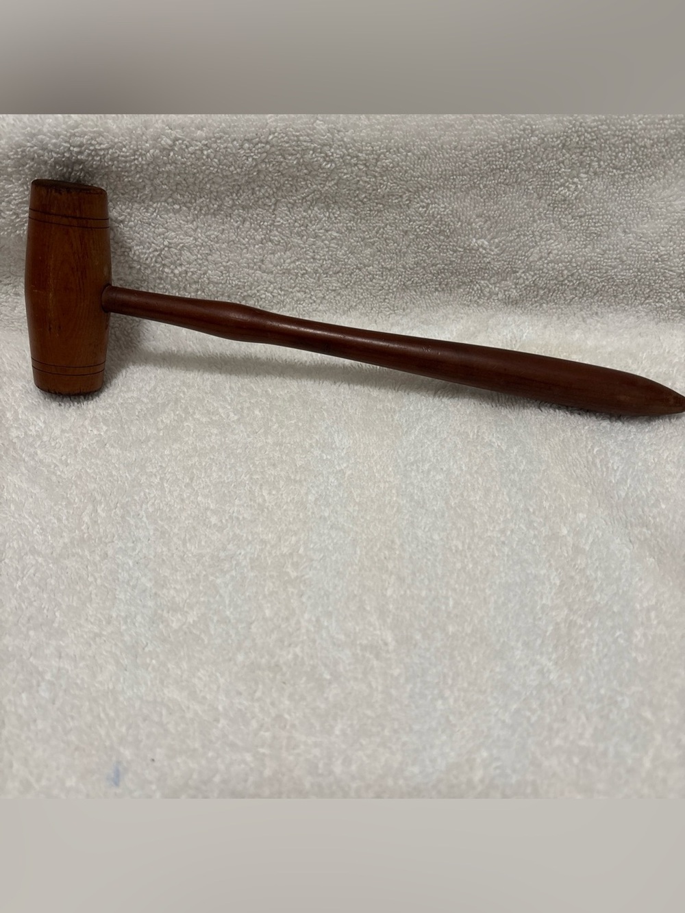 Wooden Mallet - Brown Vintage Gavel Mallet